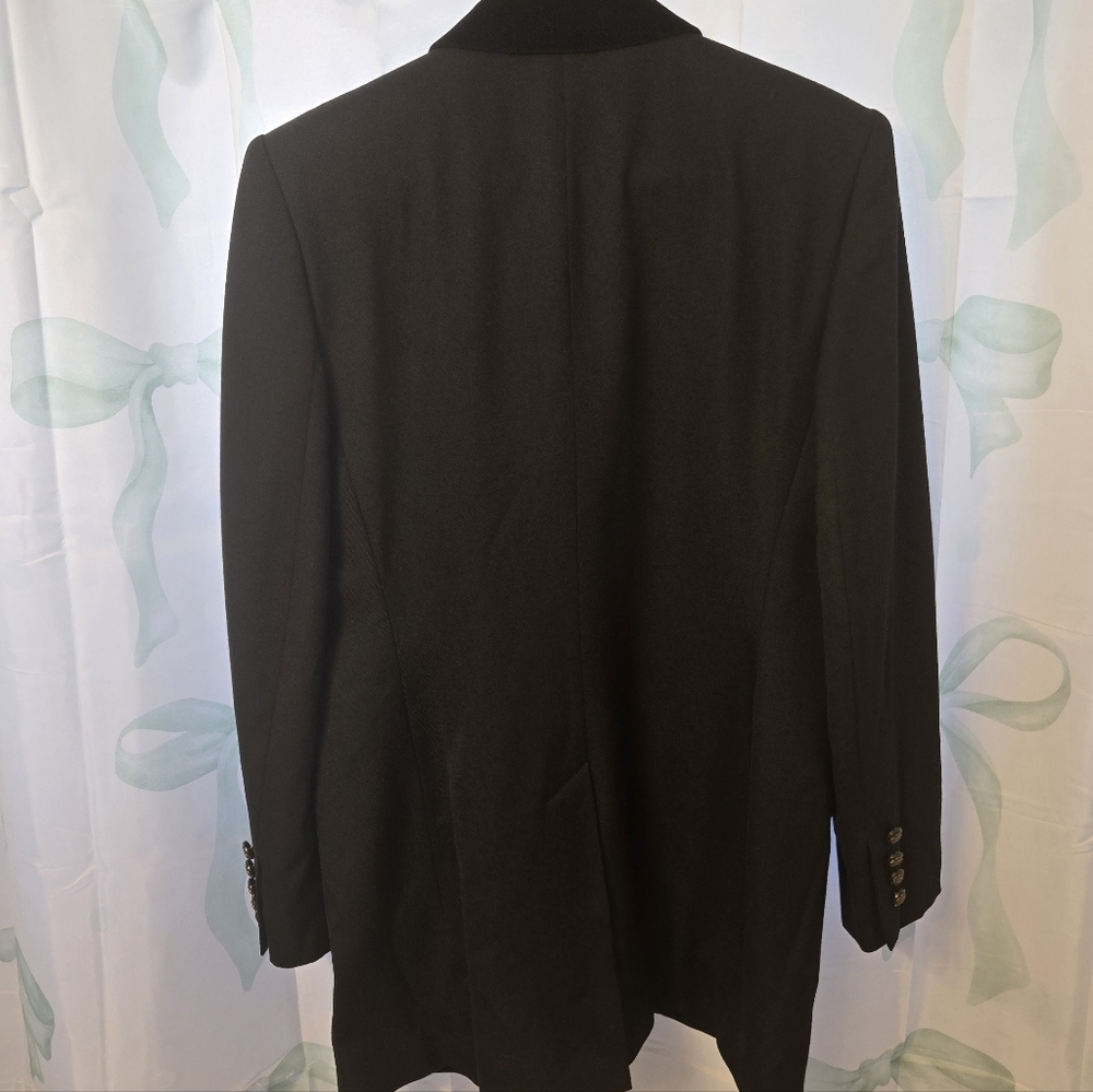 Vintage Ralph Lauren Equestrian Blazer Jacket with Horse Buttons Size 10 Wool - Picture 7 of 11